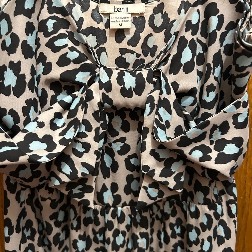 Bar III Cheetah Print Dress - Picture 3 of 5
